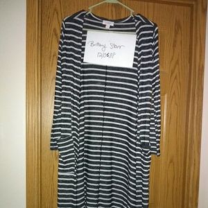 Xs Lularoe striped sarah